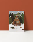 Kerstkaart 'A-frame'