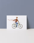 Kaart 'Fiets met slingers'