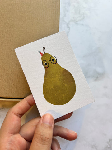 Cadeaukaartje 'Feestpeer'