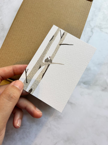 Cadeaukaartje 'Tortelduifjes'