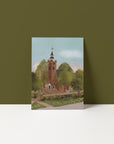Kaart 'Kerk in Burgh'