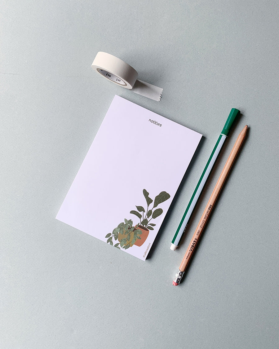 Notitieblokje 'Planten'