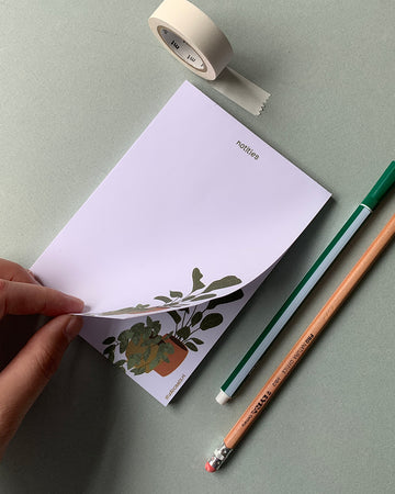 Notitieblokje 'Planten'
