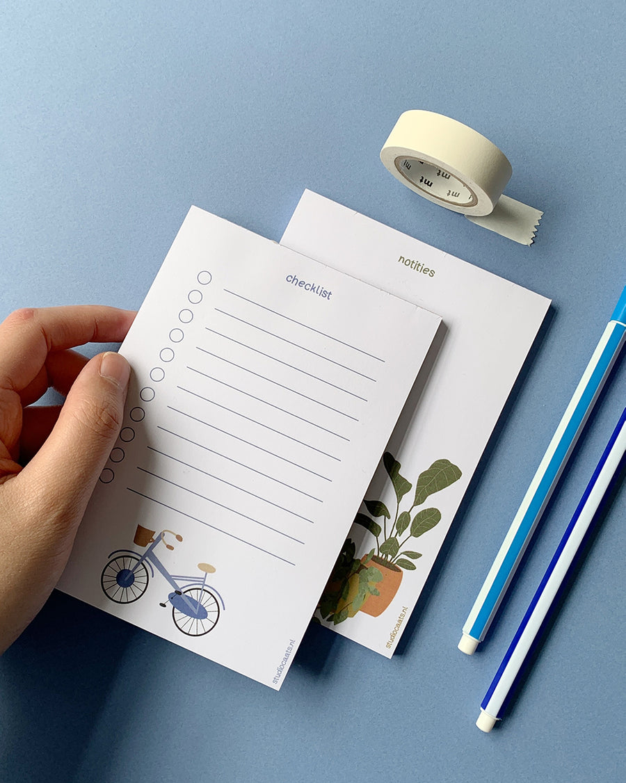 Notitieblokje 'Checklist'